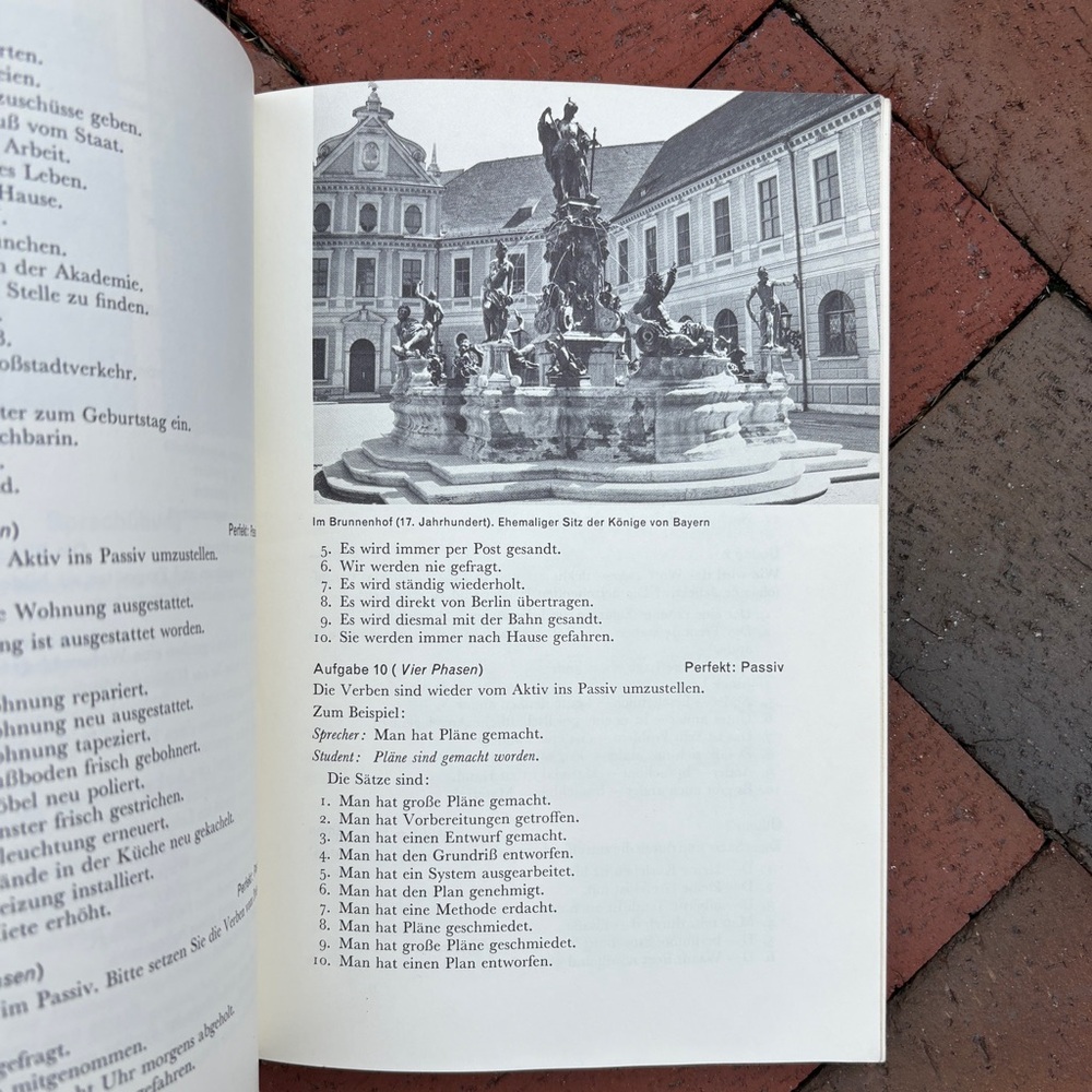 1971 Fortbildung in der deutshcen Sprache German Student Book ESL Language Guide - Picture 6 of 12